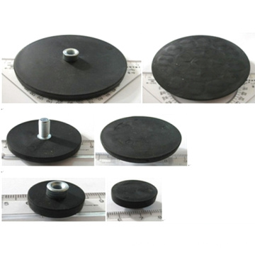 Permanent Round Base Magnet Outside Thread